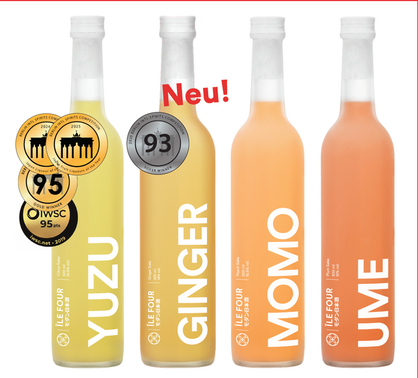 4er Pack Frucht Sake